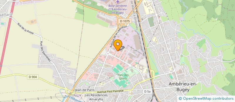 localisation de l'entreprise MAAS  AMBERIEU-EN-BUGEY