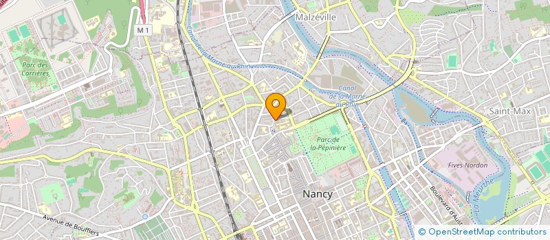 localisation de l'entreprise MAAS à NANCY