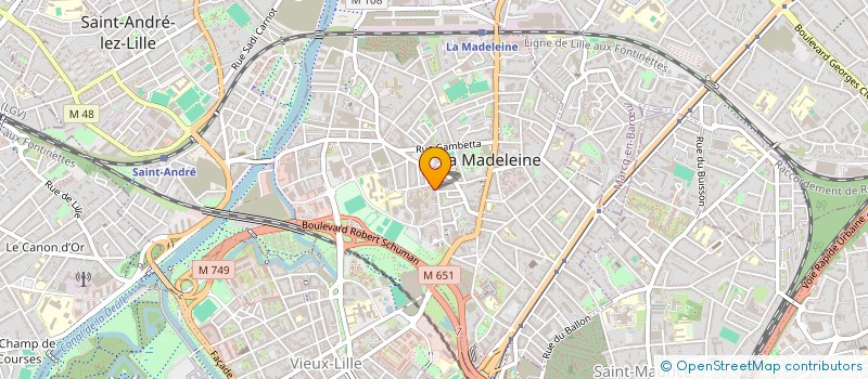 localisation de l'entreprise MAAS à LA MADELEINE