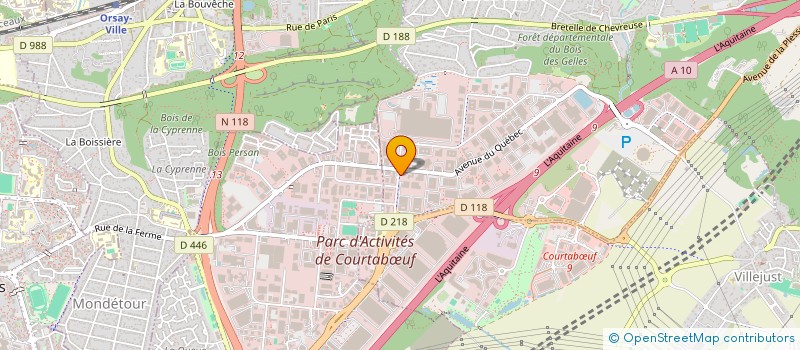 localisation de l'entreprise MAAS HOLDING à VILLEBON-SUR-YVETTE