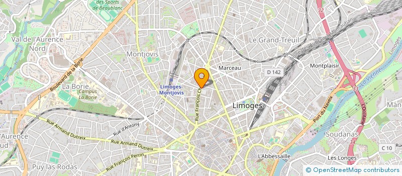 localisation de l'entreprise MAASA MARKET à LIMOGES