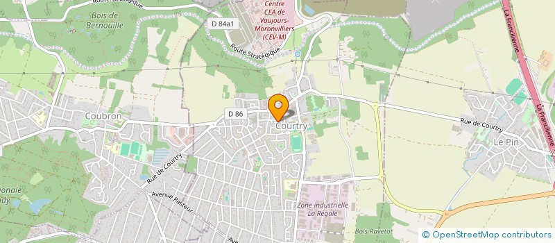 localisation de l'entreprise MAAT à COURTRY