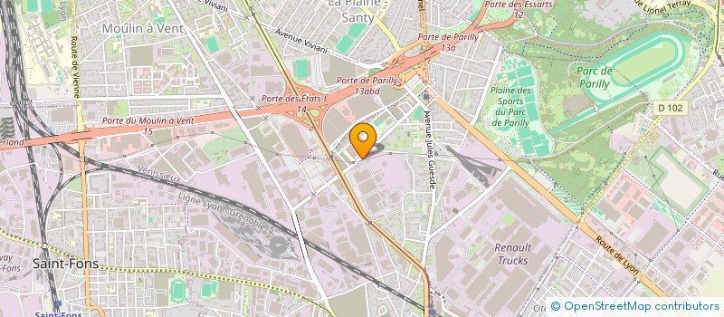 localisation de l'entreprise MAAT ENERGY EUROPE  VENISSIEUX