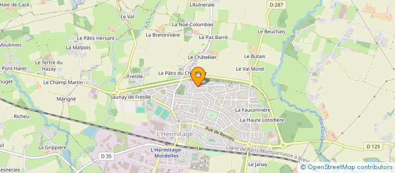 localisation de l'entreprise MAAT IMMO  L'HERMITAGE