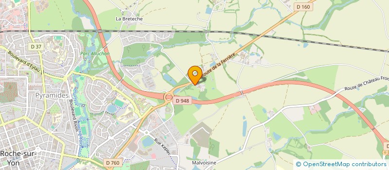 localisation de l'entreprise MAAT INVESTISSEMENT  LA ROCHE-SUR-YON