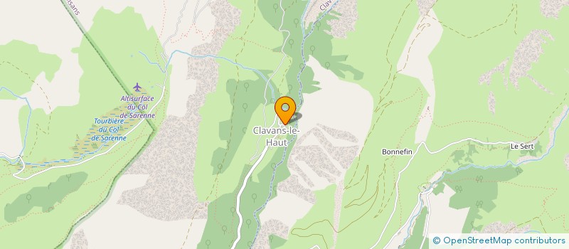 localisation de l'entreprise MAATBASTET  CLAVANS-EN-HAUT-OISANS