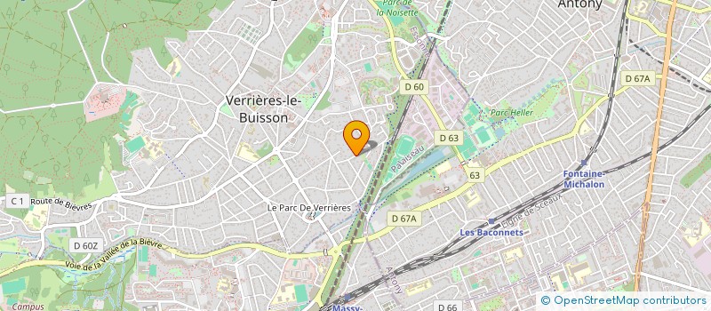 localisation de l'entreprise MAATEA à VERRIERES-LE-BUISSON