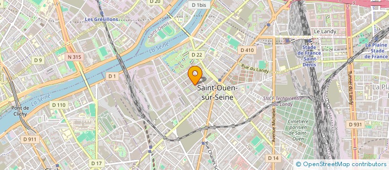 localisation de l'entreprise MAATHI à SAINT-OUEN-SUR-SEINE