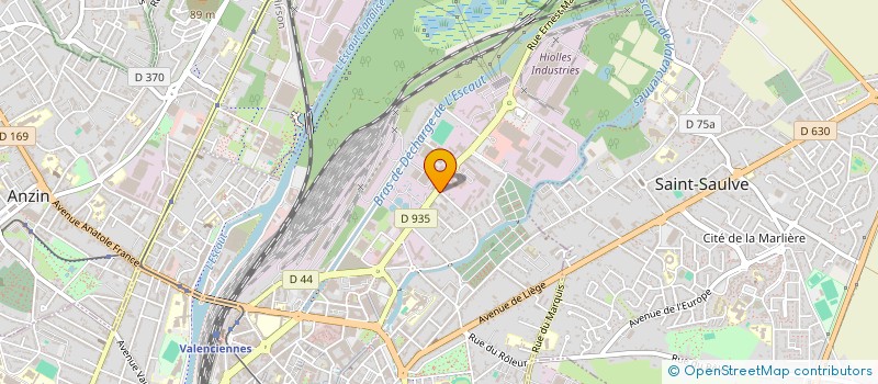 localisation de l'entreprise MAAU  VALENCIENNES