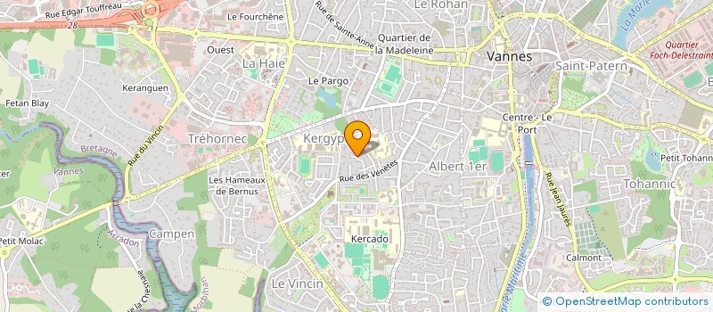 localisation de l'entreprise MAAX 20 à VANNES