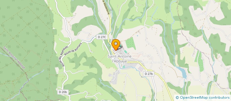 localisation de l'entreprise MAAYAN  SAINT ANTOINE L'ABBAYE