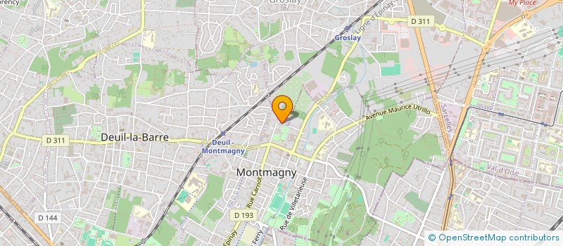 localisation de l'entreprise MAAYANE  GROSLAY