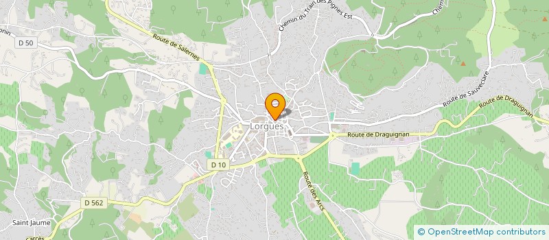 localisation de l'entreprise MAB à LORGUES