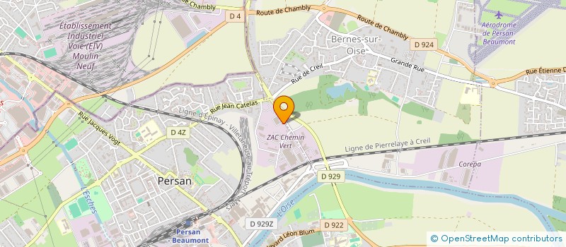 localisation de l'entreprise MAB 75 à PERSAN