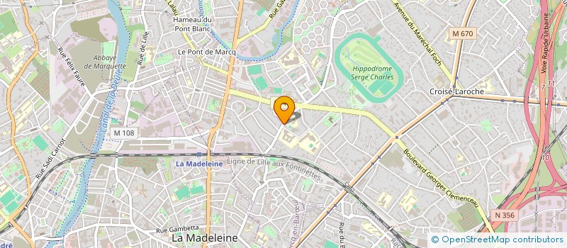 localisation de l'entreprise MAB  MARCQ-EN-BARUL