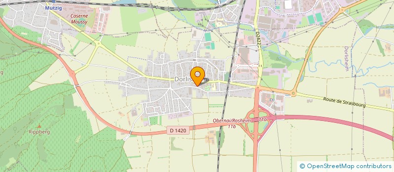 localisation de l'entreprise MAB  DORLISHEIM