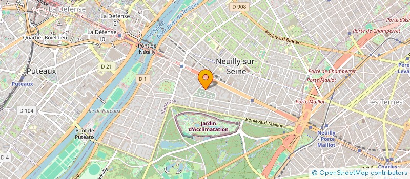 localisation de l'entreprise MAB à NEUILLY-SUR-SEINE