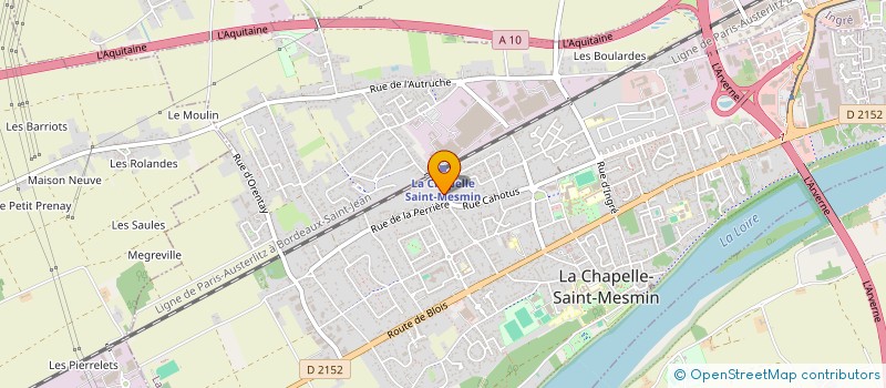 localisation de l'entreprise MAB 86  LA CHAPELLE-SAINT-MESMIN