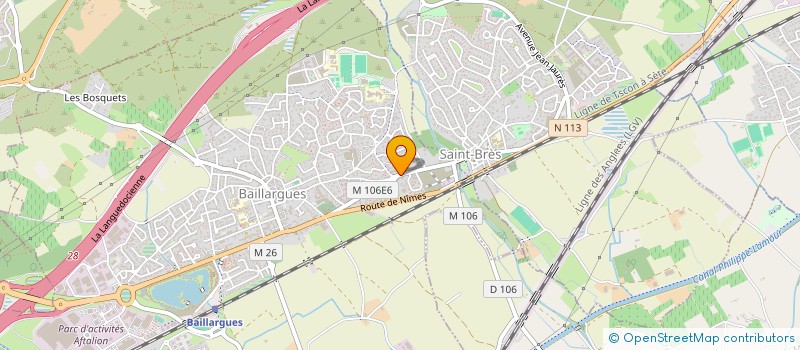 localisation de l'entreprise MAB COMPETENCES  BAILLARGUES