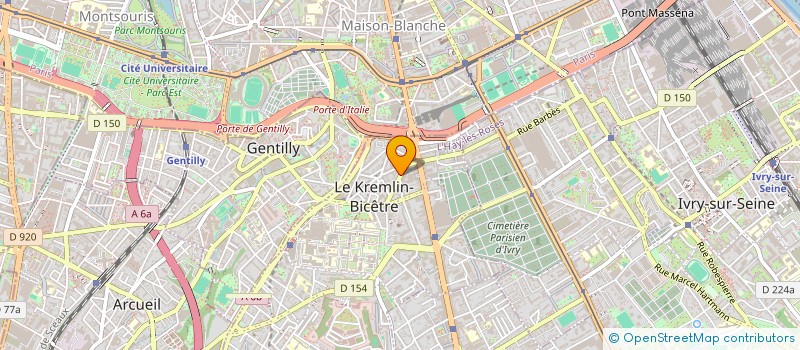 localisation de l'entreprise MAB DRIVE  LE KREMLIN-BICETRE