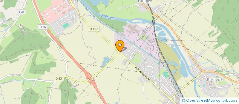 localisation de l'entreprise MAB HOULE  VINCEY