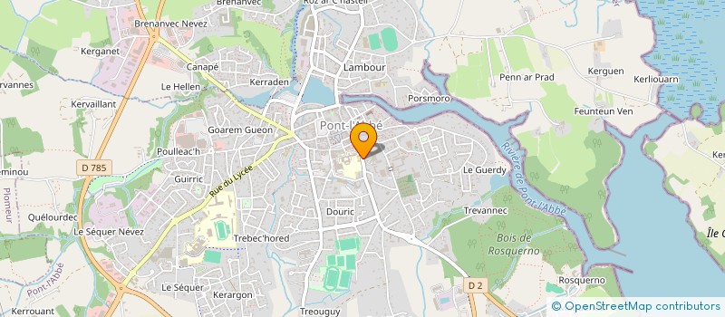 localisation de l'entreprise MAB IMMOBILIER  PONT-L'ABBE