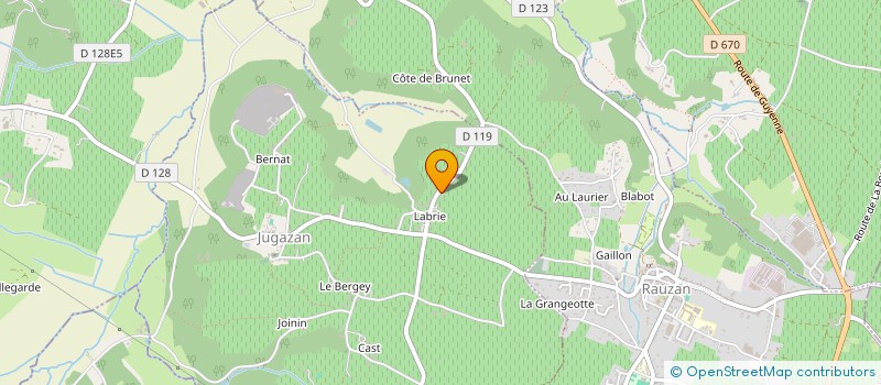 localisation de l'entreprise MAB INVEST  JUGAZAN