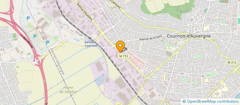 localisation de l'entreprise MAB METAL SOCIETE D'EXPLOITATION  COURNON-D'AUVERGNE