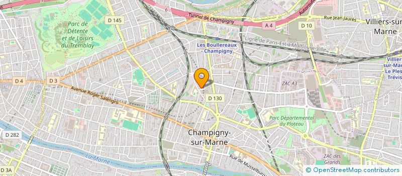 localisation de l'entreprise MAB MOBILITY à CHAMPIGNY-SUR-MARNE