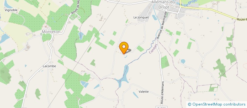 localisation de l'entreprise MAB PIECES AUTOS  ALLEMANS-DU-DROPT