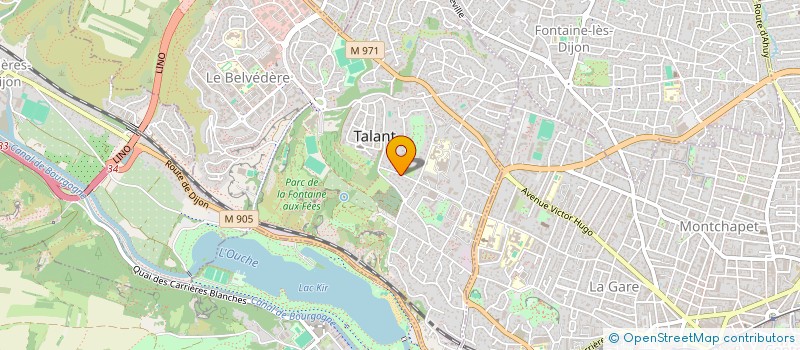 localisation de l'entreprise MAB STUDIO  TALANT