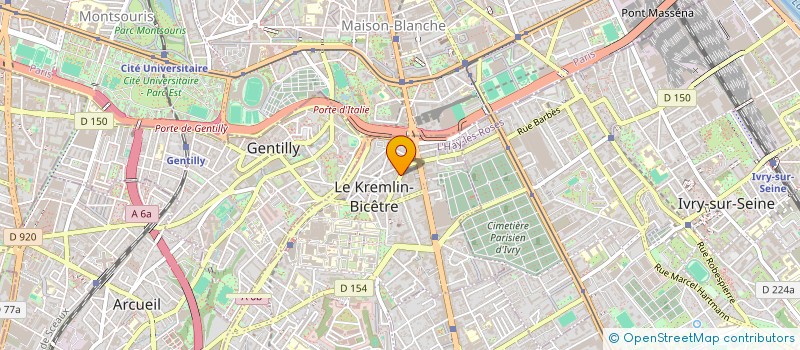 localisation de l'entreprise MAB TRADING  LE KREMLIN-BICETRE