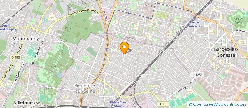 localisation de l'entreprise MAB TRANSPORT à PIERREFITTE-SUR-SEINE