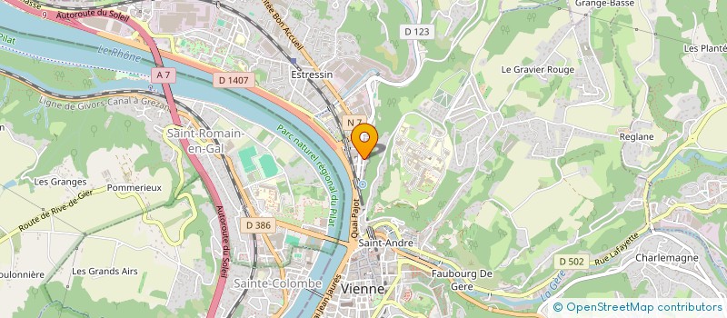 localisation de l'entreprise MAB TRANSPORTS  ANNONAY