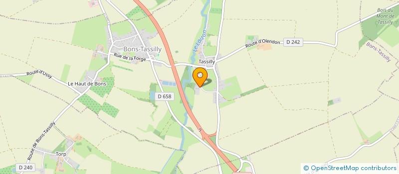 localisation de l'entreprise MAB14  BONS-TASSILLY