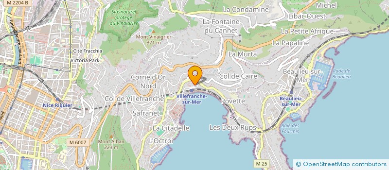 localisation de l'entreprise MABA à VILLEFRANCHE-SUR-MER