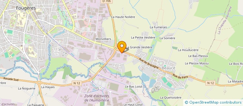 localisation de l'entreprise MABA BEAUSEJOUR  SAINT-LUNAIRE