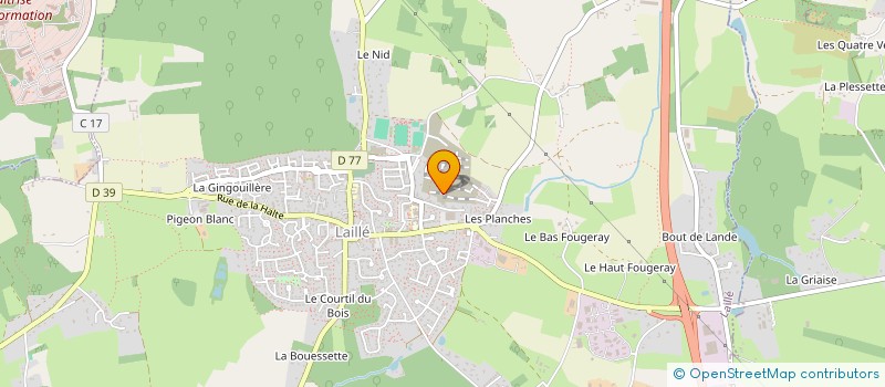 localisation de l'entreprise MABA IMMO  LAILLE