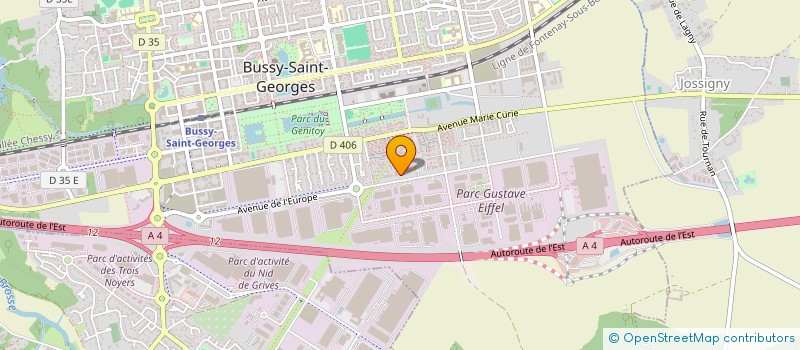 localisation de l'entreprise MABADA INVEST  BUSSY-SAINT-GEORGES