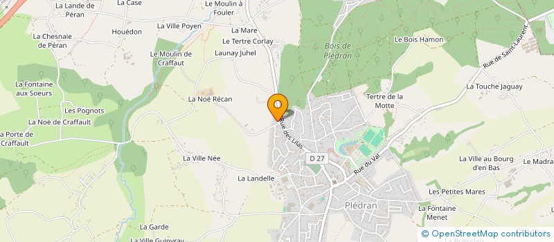 localisation de l'entreprise MABALU  PLEDRAN