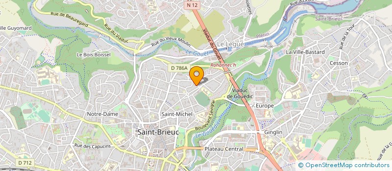 localisation de l'entreprise MABAMA à SAINT-BRIEUC