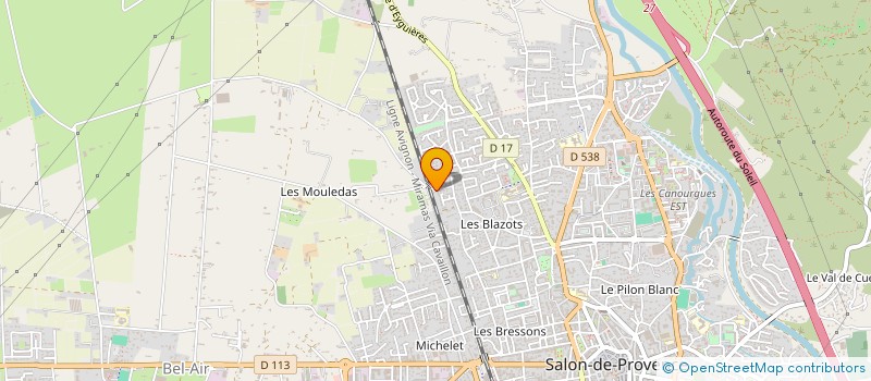 localisation de l'entreprise MABANK à SALON-DE-PROVENCE
