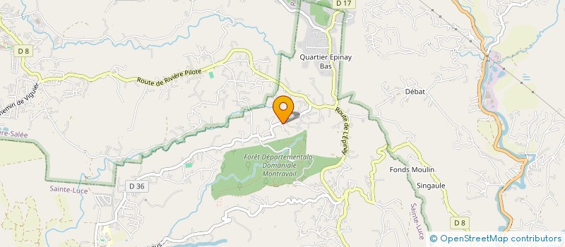 localisation de l'entreprise MABAT  SAINTE LUCE