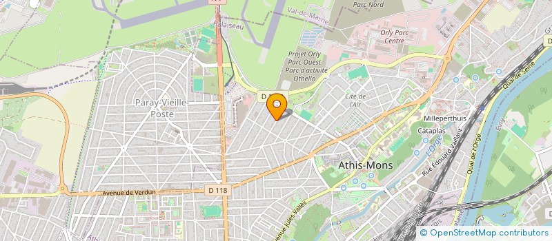localisation de l'entreprise MABAZ à ATHIS-MONS