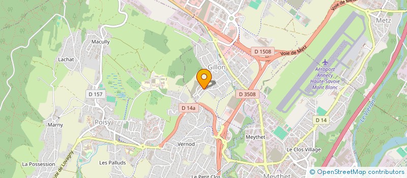 localisation de l'entreprise MABB  CHARVONNEX