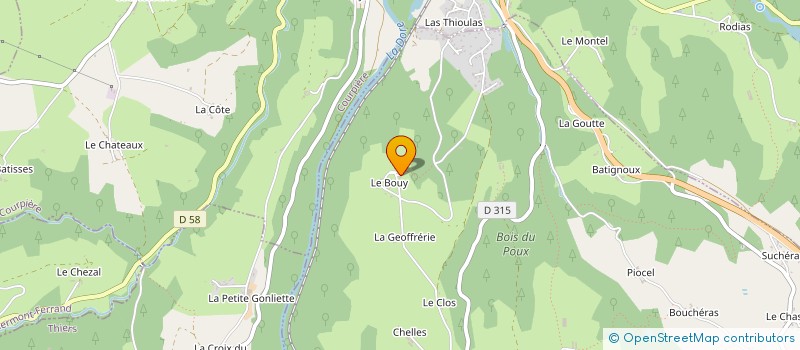 localisation de l'entreprise MABE  SAINTE-AGATHE