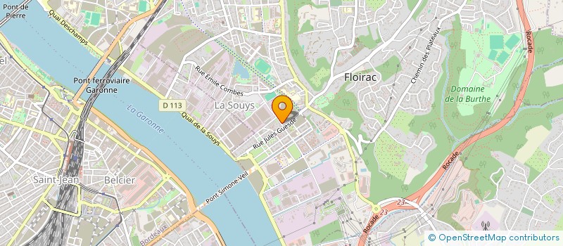 localisation de l'entreprise MABE  FLOIRAC