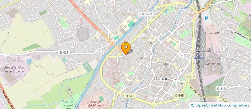 localisation de l'entreprise MABE à DOUAI