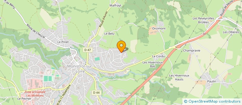 localisation de l'entreprise MABEA.2021  MONISTROL-SUR-LOIRE