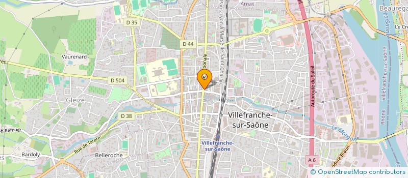 localisation de l'entreprise MABECARUD à VILLEFRANCHE-SUR-SAONE